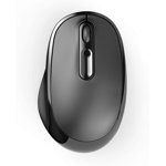 Souris sans fil 6-key Fonction 2.4G Mouse sans fil Compact Ergonomic Silent Mouse Noir