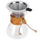 thumbnail image 1 of Cafetera de vidrio resistente a altas temperaturas con filtro de acero inoxidable (400 ml), 1 of 14