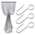 thumbnail image 4 of AFQH Stainless Steel Curtain Hooks - 100pcs for Stylish Home Décor!, 4 of 6