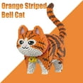 thumbnail image 3 of HONLANCH Animal Orange Striped Bell Cat Micro Building Blocks Setï¼?8000PCSï¼? Gift for Adult and Kid, 3 of 5