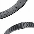 thumbnail image 4 of LEIXIUER Stainless Steel Metal Link Band for Apple Watch Bands 45mm 44mm 49mm 41mm 40mm 38mm 42mm for Women Men, Adjustable Butterfly Buckle Replacement Wristbands iWatch Series Ultra 8 7 6 5 4 3 2 1, 4 of 5