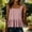 Pink, variant on Womens Tank Tops Cotton Linen Blouse Vacation Cute Sleeveless Shirts V Neck Vest Black Tank Tops for Women