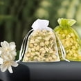 thumbnail image 3 of 1PC Natural Dried Jasmine Flower Sachet, Organic Floral Air Freshener for Car, Closet, and Drawer, 3.15in Decorative Organza Bag,Pink, 3 of 5