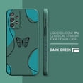 thumbnail image 3 of Case For Samsung Galaxy A91 A73 A72 A71 A52 A51 A33 A31 A02S AO3S 4G 5G Colour Liquid silicone Case Beautiful Butterfly, 3 of 5