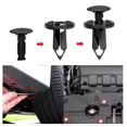 thumbnail image 5 of 120PCS 8mm Bumper Clips Retainer Auto Car Plastic Rivets Fastener Fender Push, 5 of 13