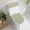 Sage, Celadon, Moss, Cream, variant on Grey White Border Grids Toilet Lid Cover with Tank Cover Set 2pcs, Stretch Fabric Toilet Seat Protector, Geometric Frames Lines Washable Universal Fit Bathroom Accessories for Home Hotel Toilets