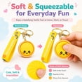 thumbnail image 3 of Cute Mini Dumpling Keychain – 6/12 Pack Soft & Squeezable Charm for Fun, Stress-Relief, Portable Keychain Accessory, 3 of 9