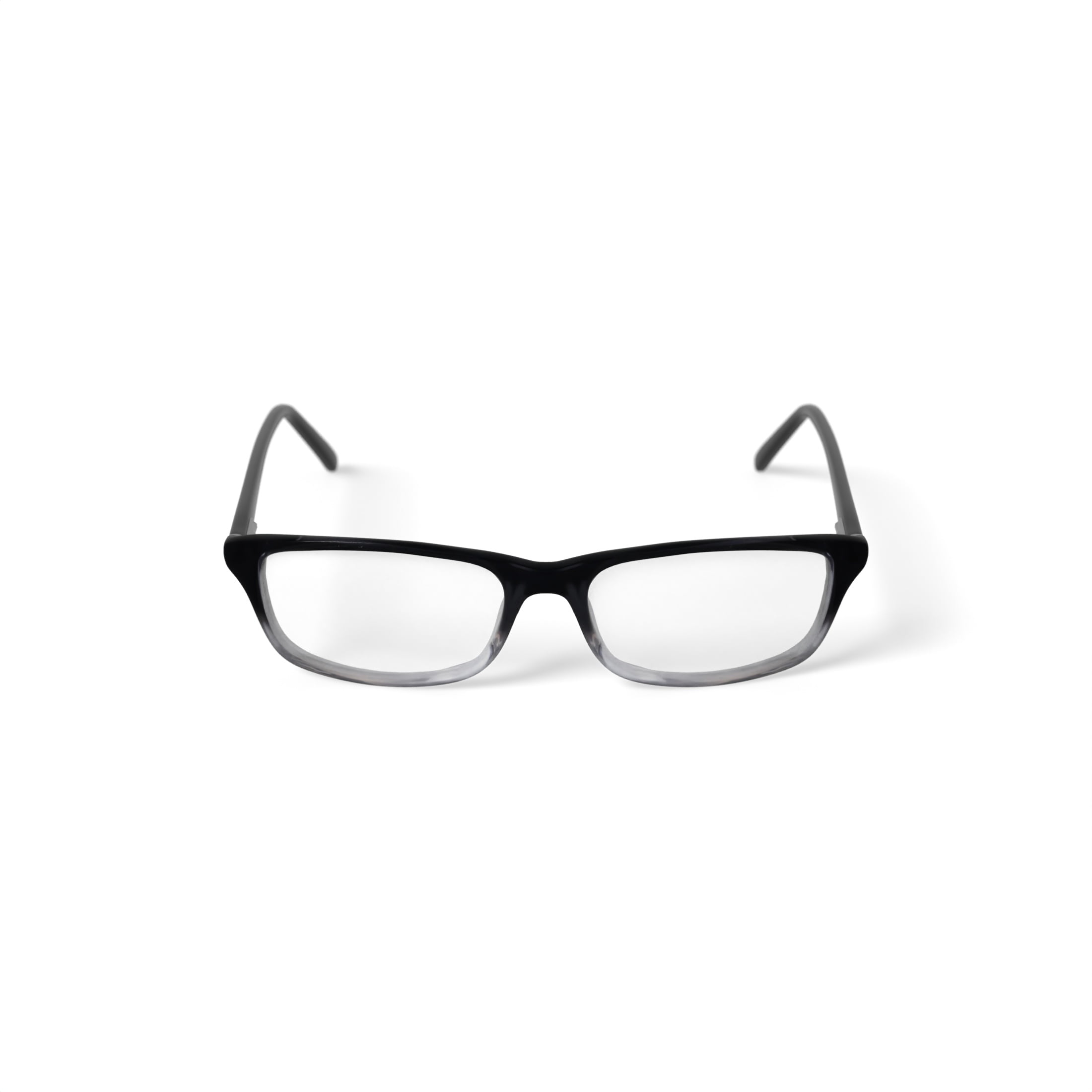 Walmart Men's DNA4011 Rectangular Prescription Eyeglasses with Case, Black Gradient