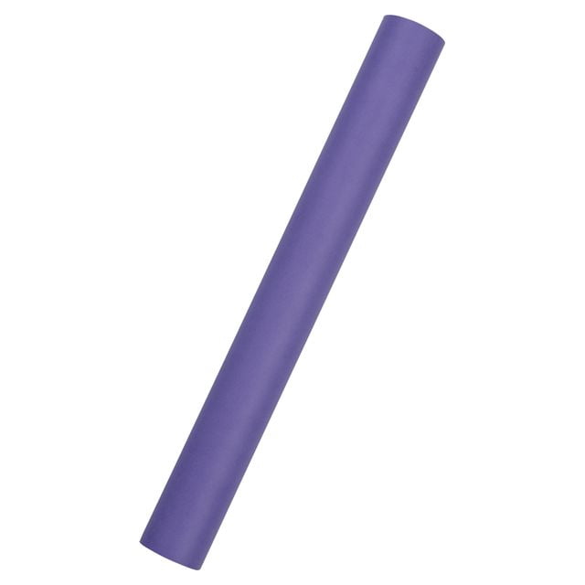 JAM Paper Matte Wrapping Paper, 26.3 Sq ft (17 in x 18 Ft), Purple, 1/Pack