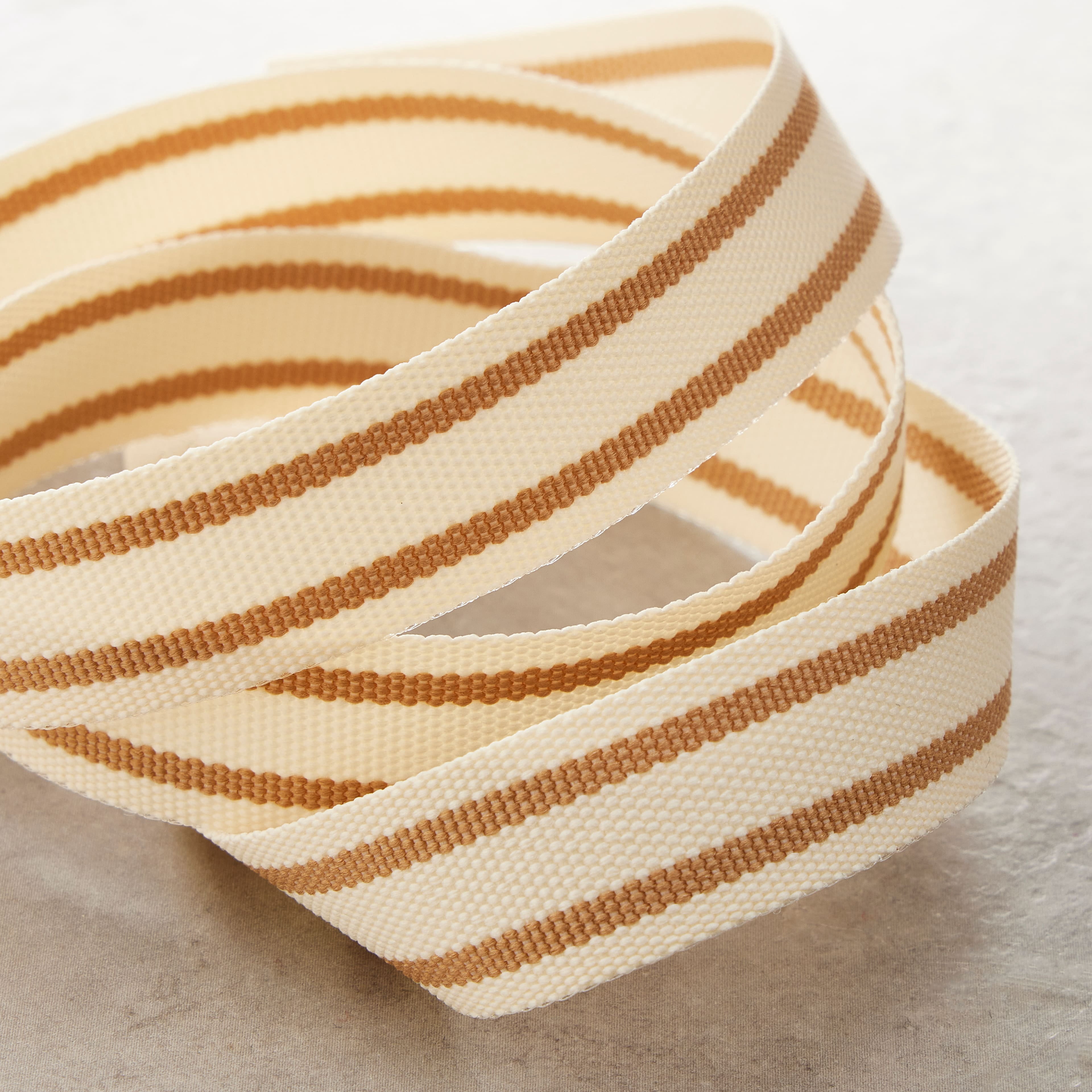 12 Pack: 5/8" x 5yd. Ticking Striped Grosgrain Ribbon by Celebrate It