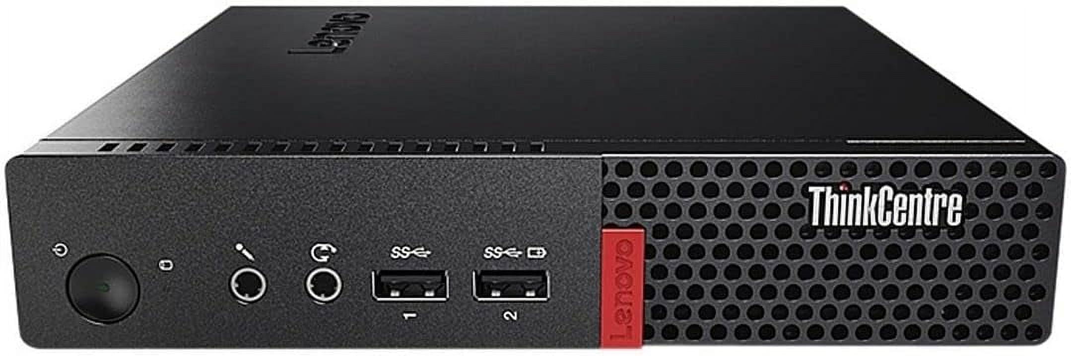 Restored Lenovo ThinkCentre M910Q Micro Desktop Computer PC, Intel i5-6500T 16GB 512GB SSD 22" LED Monitor Screen, Windows 10 Professional (Refurbished)