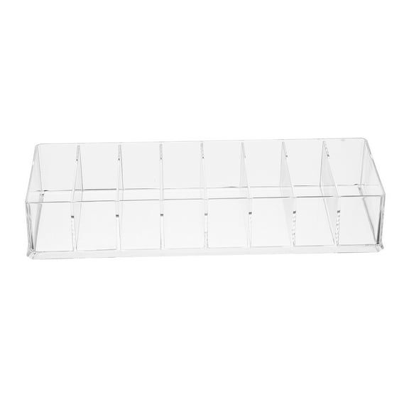 PAMINGONO Transparent Plastic Tea Organizer for Storage - Multi-Grid Design
