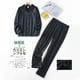 thumbnail image 4 of Trajes de casa para hombre, pantalones de manga larga, trajes para otoño e invierno, Pijamas de franela con diseño de cuadros para hombre, 4 of 4