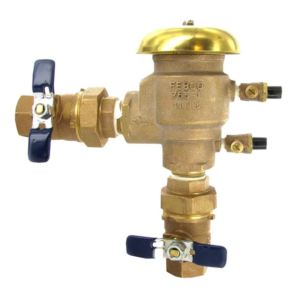 Febco U765 Pvb Backflow Preventer With Union End Ball Valves 1 In Union End Ball Valves Feu765 100 Walmart Com Walmart Com