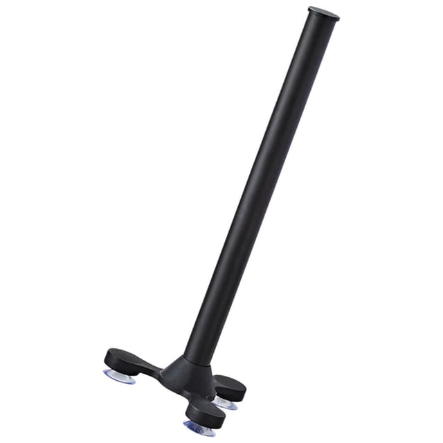 Inteprter Soporte de papel para encimera de aluminio, base resistente, desmontable, elegante Organizadores de utensilios de cocina