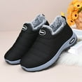 thumbnail image 4 of ToyKingdee Winter Boots,Waterproof Non Slip Fur Lined Mid Calf Sneakers Fleece Lining Lightweight Ankle Booties Soft Warm Short Boot Outdoor Comfortable Walking Fashion Shoes, 4 of 9