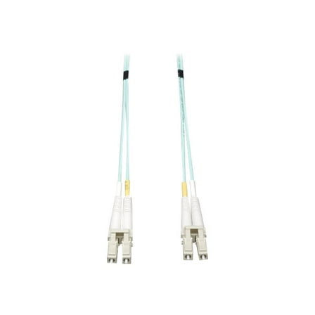 Tripp Lite 5M 10Gb Duplex Multimode 50/125 OM3 LSZH Fiber Patch Cable - Aqua
