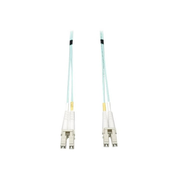 Tripp Lite 5M 10Gb Duplex Multimode 50/125 OM3 LSZH Fiber Patch Cable - Aqua