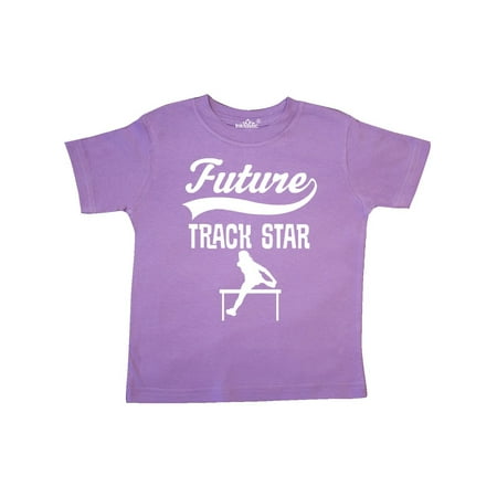 

Inktastic Future Track Star Girls Sports Gift Toddler Toddler Girl T-Shirt