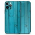 thumbnail image 5 of DesignSkinz Signature Blue Wood Planks Full-Body Skin Decal Wrap Cover for iPhone 12, 5 of 9