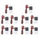 thumbnail image 1 of 10 Pieza 1/4 Pulgada NPT VáLvula de 2 VíAs Normalmente Cerrada VáLvula de Aire Solenoide EléCtrica de Aluminio NeumáTica 12V, 1 of 5