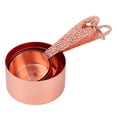 thumbnail image 4 of Measuring Spoon,4PCS Rose Gold Stainless Stainless Steel Measuring Scoop Measuring Spoon Cup Built for the Future, 4 of 8
