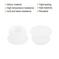 thumbnail image 2 of Uxcell Silicone Snap in Locking Hole Plugs,Rubber Panel Seal Cover Flush Type Panel Round for Kitchen 12mm White,10Pcs, 2 of 6