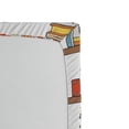 thumbnail image 2 of Ambesonne Colorful Fitted Sheet, Library Ladder, Full Size, Multicolor, 2 of 2
