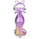 thumbnail image 3 of Sandalias  Con Cordones Y Punta Abierta Tacón De Aguja Para Mujer Taro Morado 36, 3 of 6