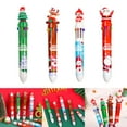 thumbnail image 2 of Christmas Ballpoint Pen 10-Colors-in-1 Multicolor Pen for Christmas Stocking Stuffer Christmas Party Favor Supplies, 2 of 9