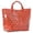 00 Orange, variant on Nylon Polka Dots Bowler Bag Polka Dots Purse for Women Nylon Shoulder Bag Top Handle Tote Bag with Key Leash