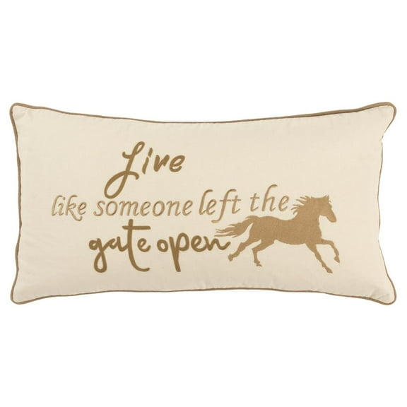 Rizzy Home 14" x 26" Down Filled Pillow