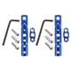thumbnail image 4 of 2 juegos de soportes de extensión para manillar de motocicleta, soporte multifunción para luz auxiliar y soporte para teléfono, barra de abrazadera de repuesto, 4 of 8