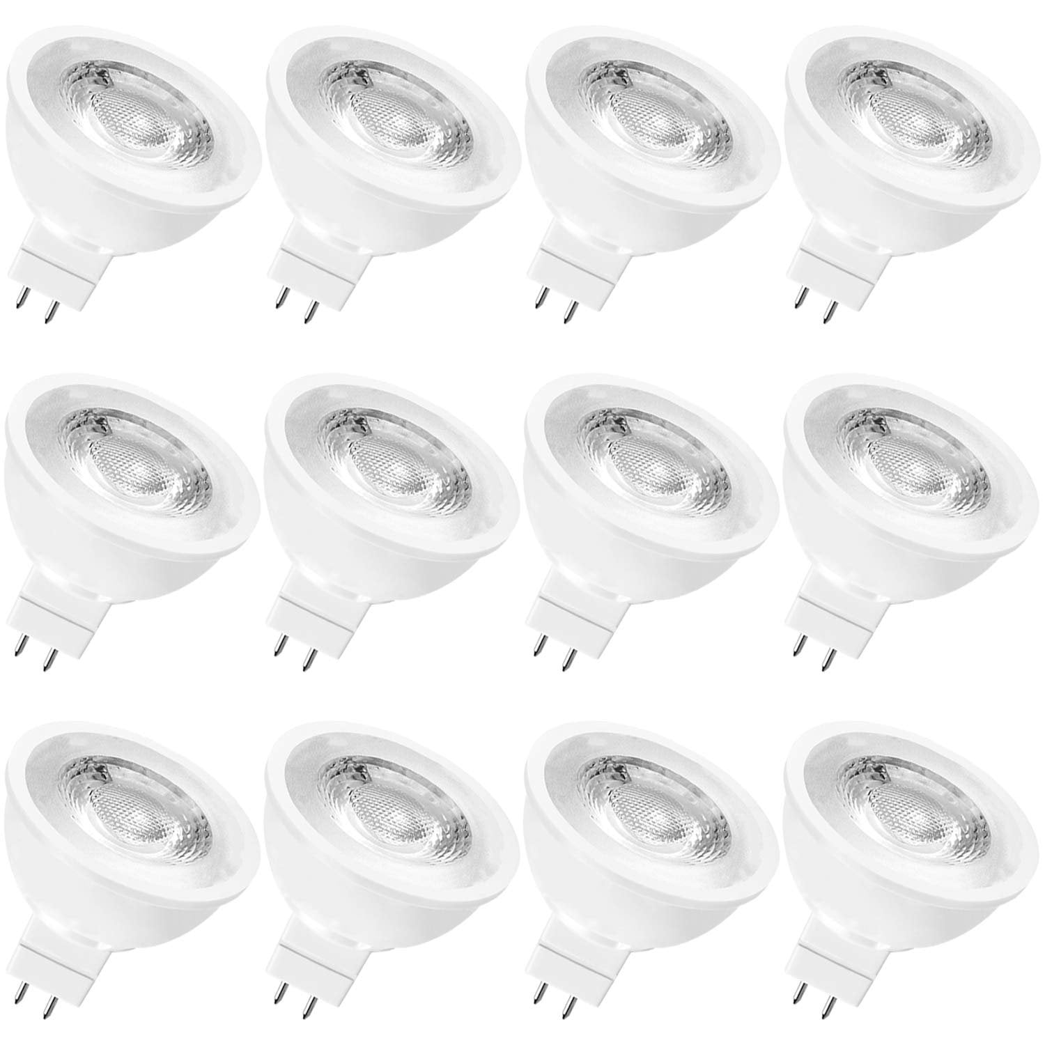 eetpatroon Vermelding Teken Luxrite MR16 LED Dimmable Spot Light Bulb 6.5W 50W Equivalent 2700K Warm  White, 500 Lumens, GU5.3, 12-Pack - Walmart.com