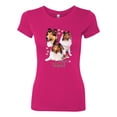 thumbnail image 2 of If It's Not a Collie It's Just a Dog Gift | Womens Dog Lover Slim Fit Junior Tee, Raspberry, Large, 2 of 4