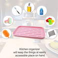 Silicone Tray for Sponges, Soap & More Kitchen Sink Sponge Organizer