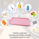 thumbnail image 5 of Soporte para esponjas, organizador para fregadero de cocina, bandeja de silicona para esponja, dispensador de jabón y otros accesorios para lavavajillas, 5 of 5