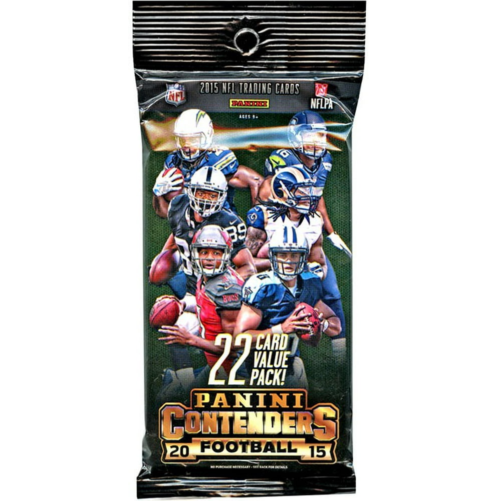 NFL Panini 2015 Contenders Football Trading Card VALUE Pack [22 Cards