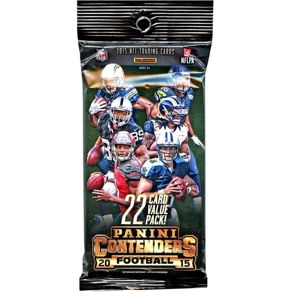 NFL Panini 2015 Contenders Football Trading Card VALUE Pack (22 Cards)