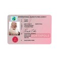 thumbnail image 1 of Santa Claus Flight License Sleigh Riding Licence Tree Ornament, 1 of 8