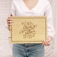 thumbnail image 2 of Darling Souvenir Personalized Engraved Laser Cut Wedding Guest Book Wooden Cover Sign-in Book Registry Guestbook Scrapbook-4E, 2 of 6