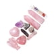 thumbnail image 3 of Juego de rocas para recuerdos de fiesta infantiles, juego educativo de minerales para niños y niñas. Cristal rosa, 3 of 9
