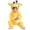 Yellow, variant on AWZXDE Toddlers Outfits Animal Themed Hooded Romper Assorted Styles Full Zip Long Sleeve Casual Cosplay Jumpsuit Pink - 12-18 Months