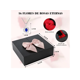 thumbnail image 2 of Flor Eterna Rosas Rojas Exquisita Caja Con Collar Y Regalo Xtellar azul, 2 of 4