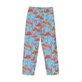 thumbnail image 4 of Kdxio Flamingo Print Men's Sleep Pajama Pant Lounge Pants with Pockets, 4 of 8