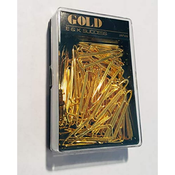 EK Success Gold Triangle Paper Clip, Box of Clips 70