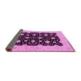 thumbnail image 2 of Ahgly Company Indoor Square Oriental Pink Traditional Area Rugs, 5' Square, 2 of 4