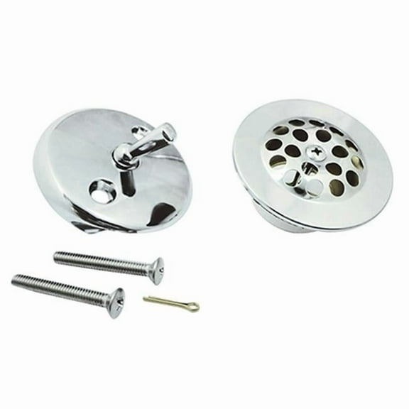 Made to Match Grid Tub Drain Kit, Polished Chrome