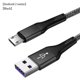 thumbnail image 3 of Injueey Cable Micro USB 3A, cable de datos USB de carga rápida de nailon para tableta, teléfono móvil Android, cable de carga USB Teléfono y Comunicación Negro Androide 2M, 3 of 6