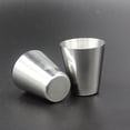 thumbnail image 2 of Bearachild 4 unids/set pulido 30ML Mini vaso de chupito de acero inoxidable copas de vino con funda de cuero bolsa hogar Bar cocina Barra de herramientas Bearachild JJ25276-00B, 2 of 6